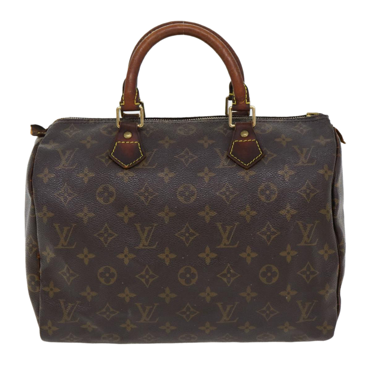 LOUIS VUITTON Monogram Speedy 30 Hand Bag M41526 LV Auth bs1940