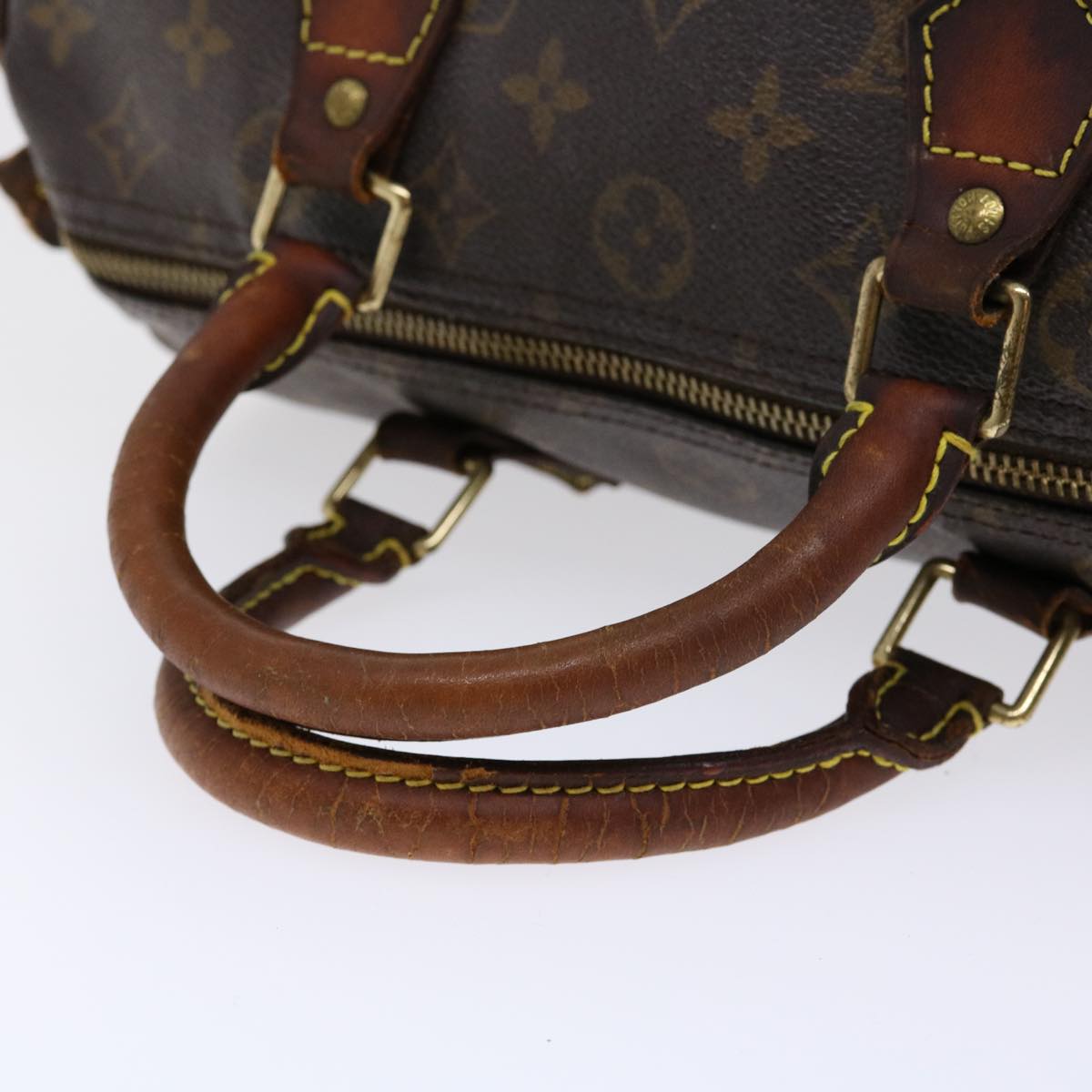 LOUIS VUITTON Monogram Speedy 30 Hand Bag M41526 LV Auth bs1940