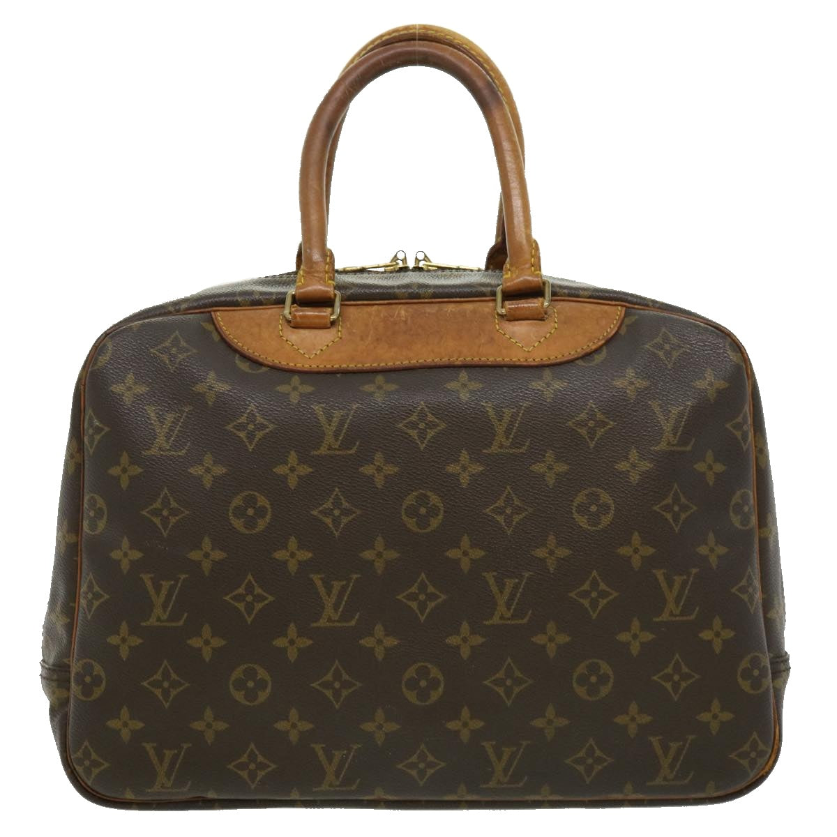 LOUIS VUITTON Monogram Deauville Hand Bag M47270 LV Auth bs1963