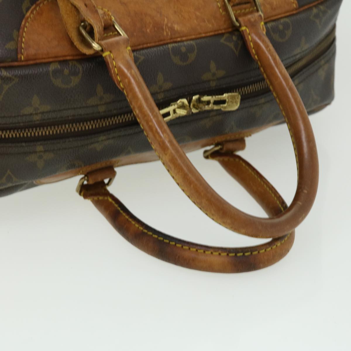 LOUIS VUITTON Monogram Deauville Hand Bag M47270 LV Auth bs1963