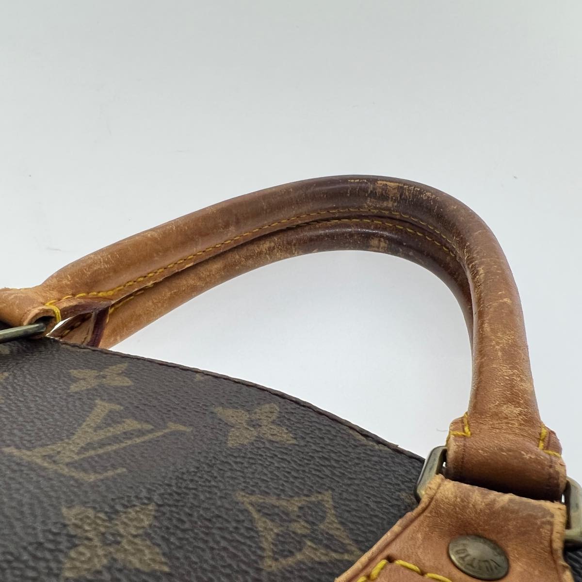 LOUIS VUITTON Monogram Sac Plat Hand Bag M51140 LV Auth bs2026