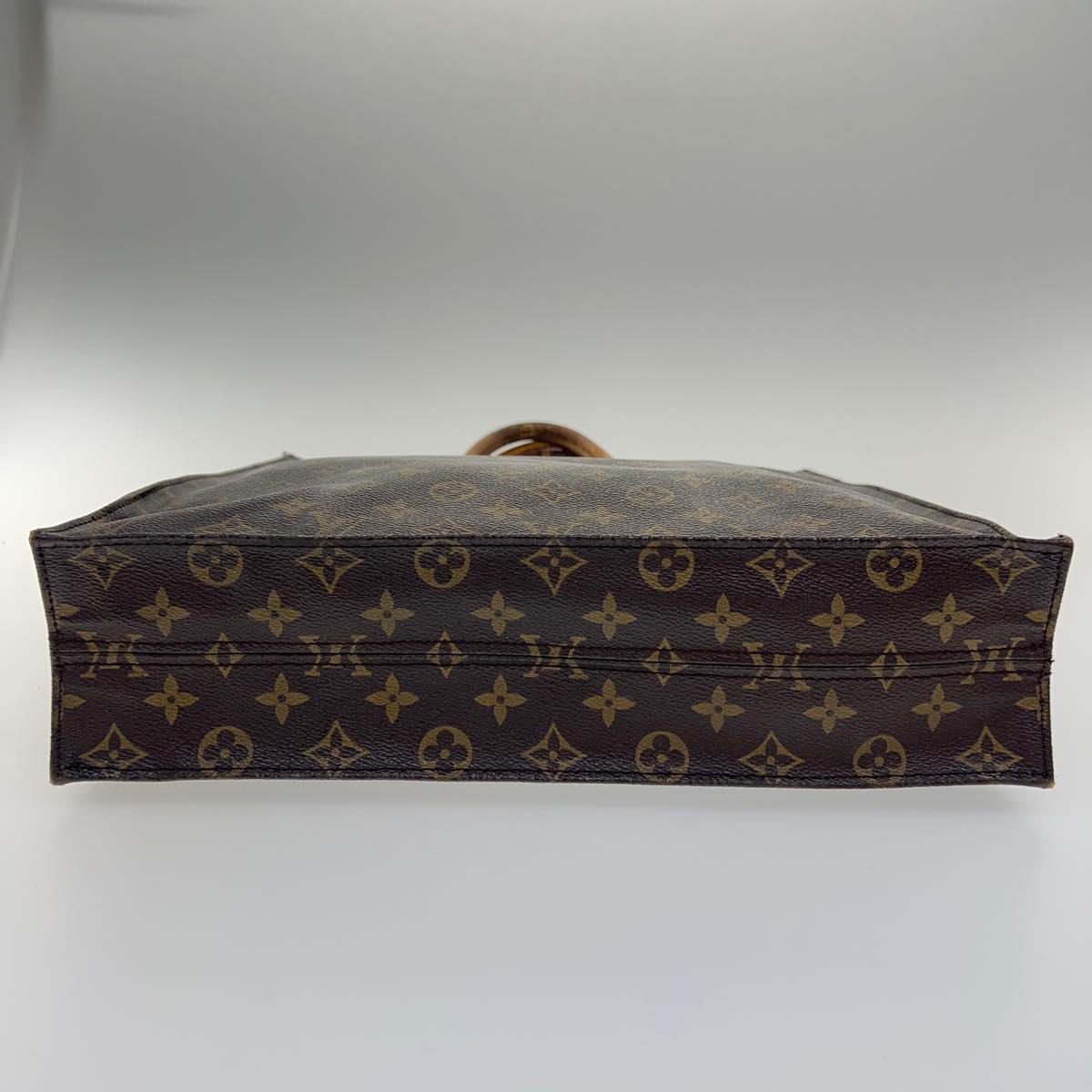 LOUIS VUITTON Monogram Sac Plat Hand Bag M51140 LV Auth bs2026