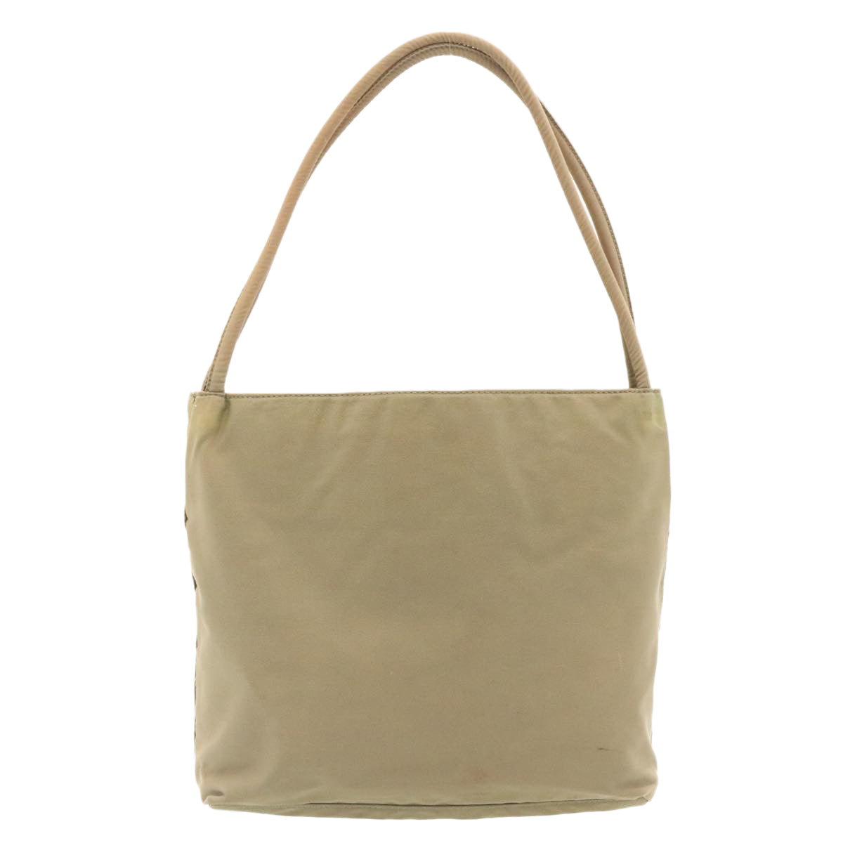 PRADA Hand Bag Nylon Khaki Auth bs205 - 0