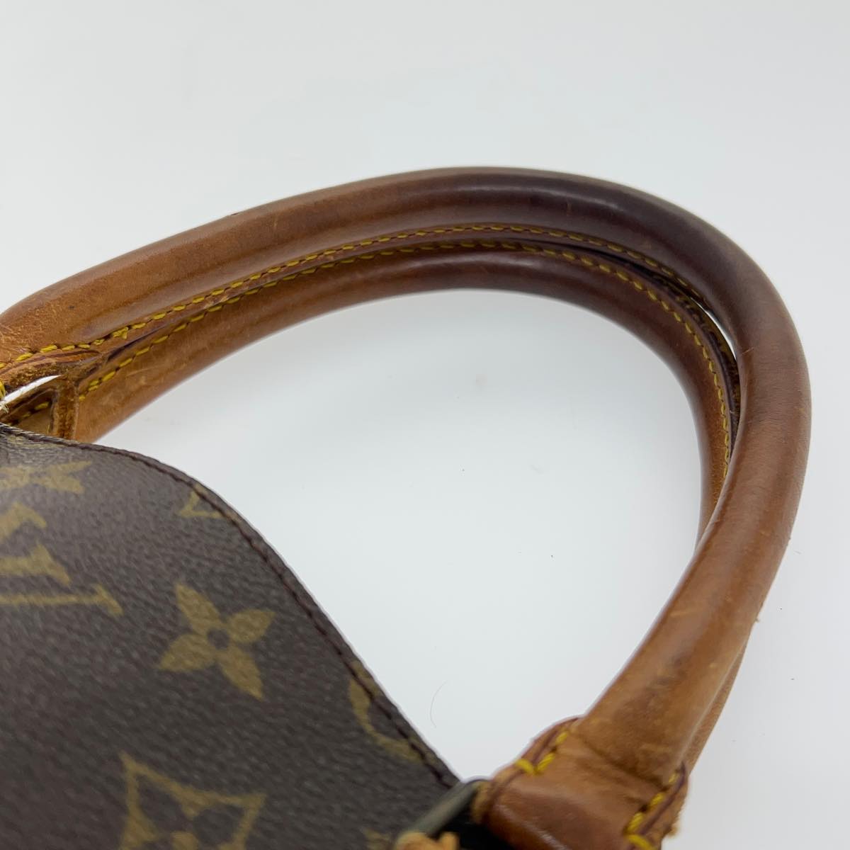 LOUIS VUITTON Monogram Sac Plat Hand Bag M51140 LV Auth bs2053