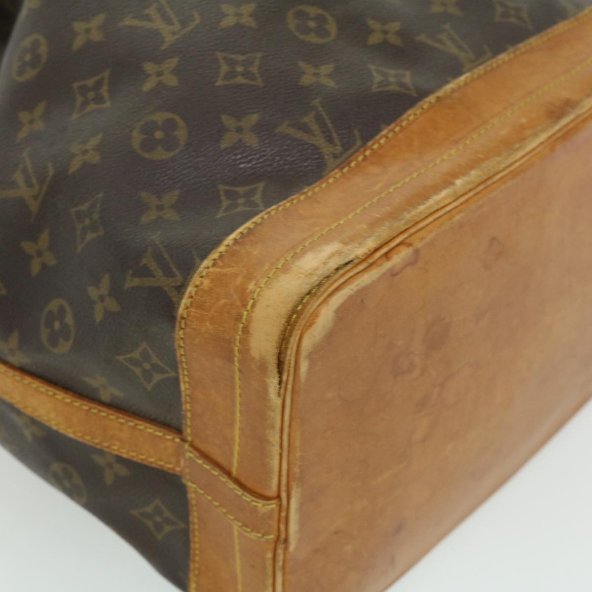 LOUIS VUITTON Monogram Noe Shoulder Bag M42224 LV Auth bs2064