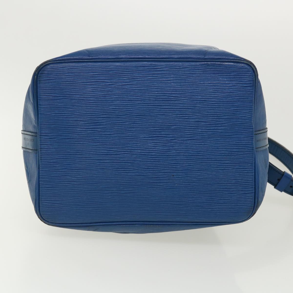 LOUIS VUITTON Epi Petit Noe Shoulder Bag Blue M44105 LV Auth bs2066
