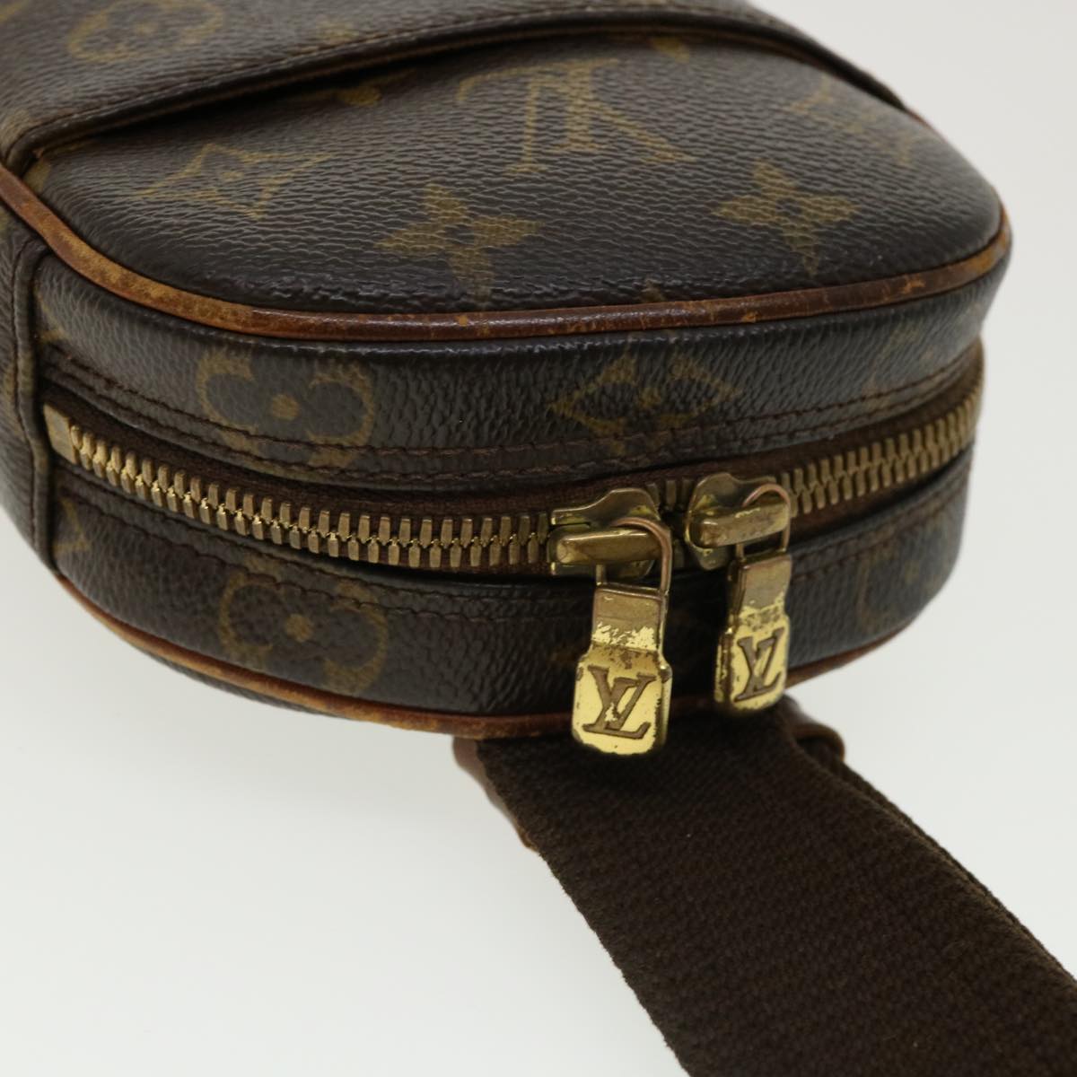 LOUIS VUITTON Monogram Pochette Gange Shoulder Bag M51870 LV Auth bs2074