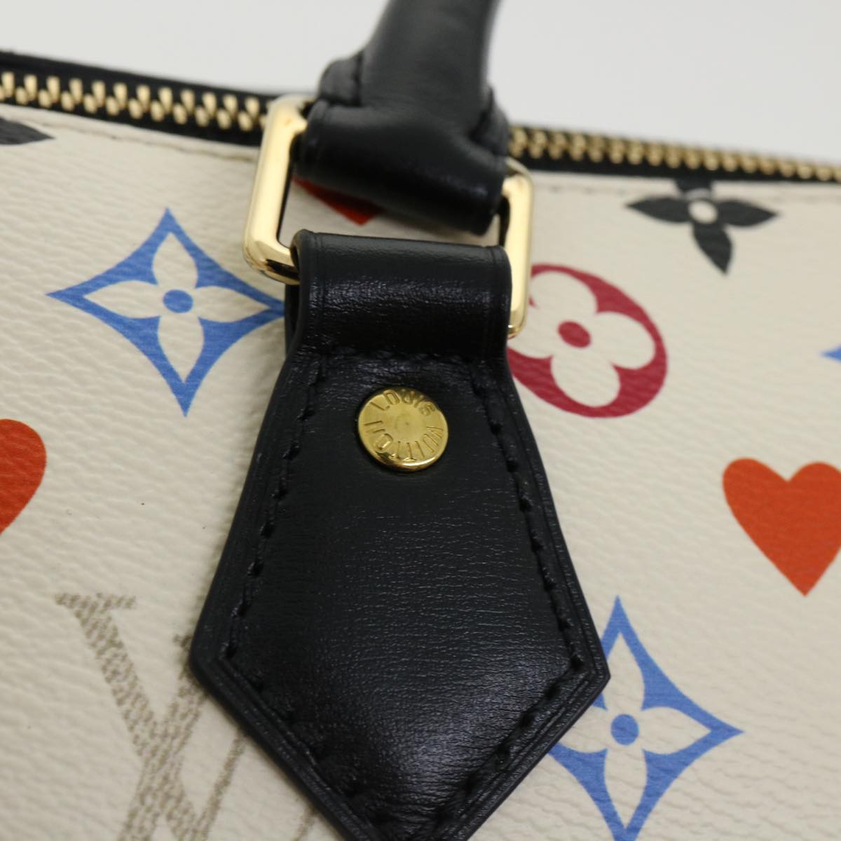 LOUIS VUITTON Monogram game on Speedy Bandouliere 25 Hand Bag 2way Auth bs2097A