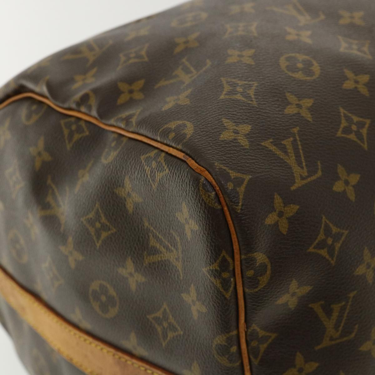 LOUIS VUITTON Monogram Keepall Bandouliere 55 Boston Bag M41414 LV Auth bs2116