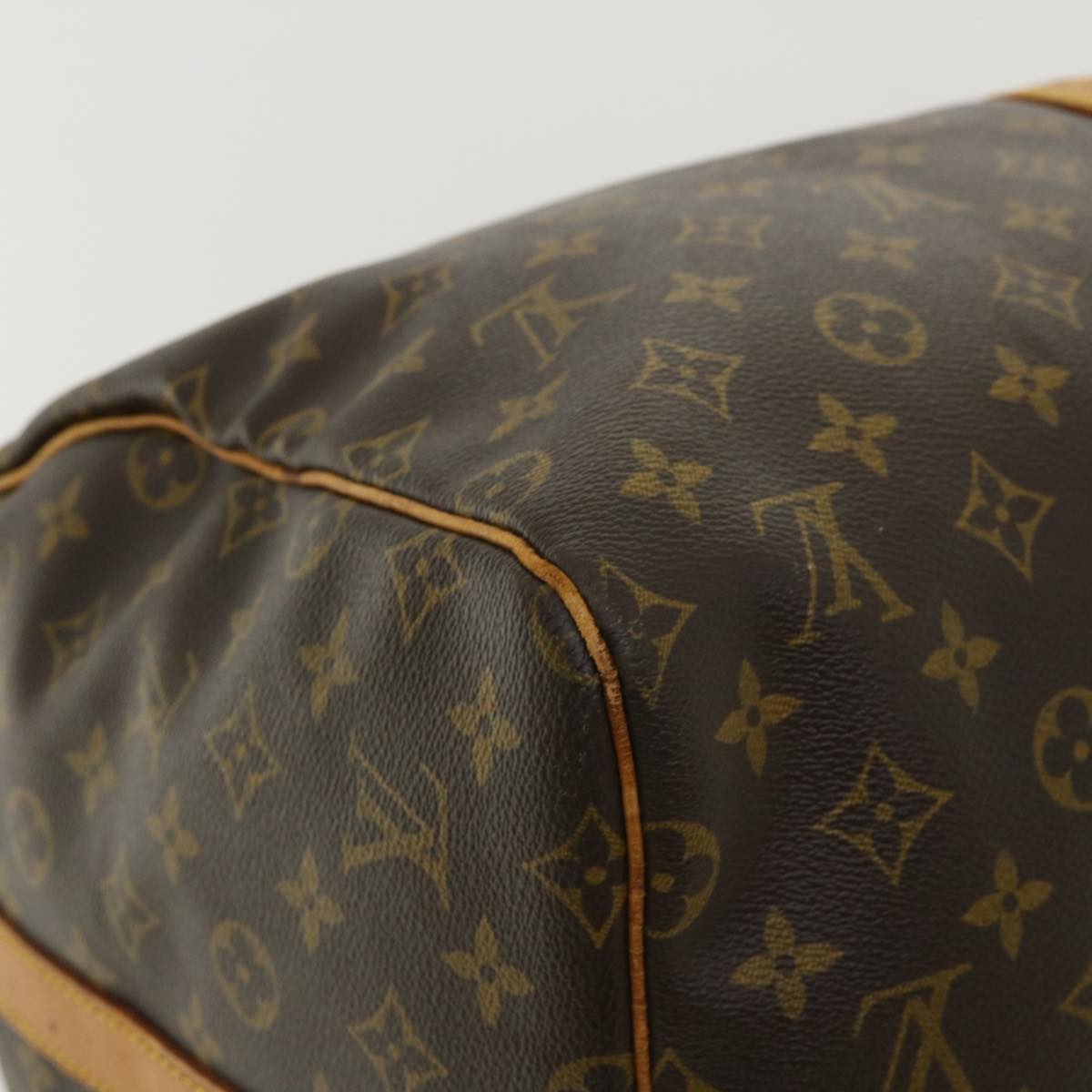 LOUIS VUITTON Monogram Keepall Bandouliere 55 Boston Bag M41414 LV Auth bs2116