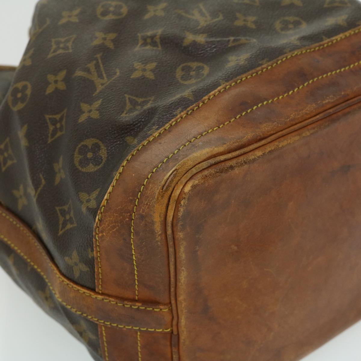 LOUIS VUITTON Monogram Noe Shoulder Bag M42224 LV Auth bs2162