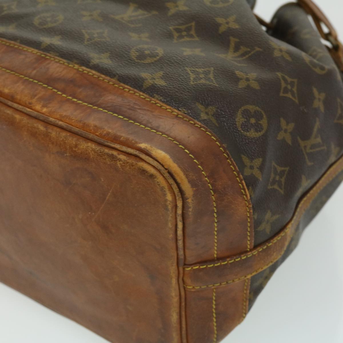 LOUIS VUITTON Monogram Noe Shoulder Bag M42224 LV Auth bs2162