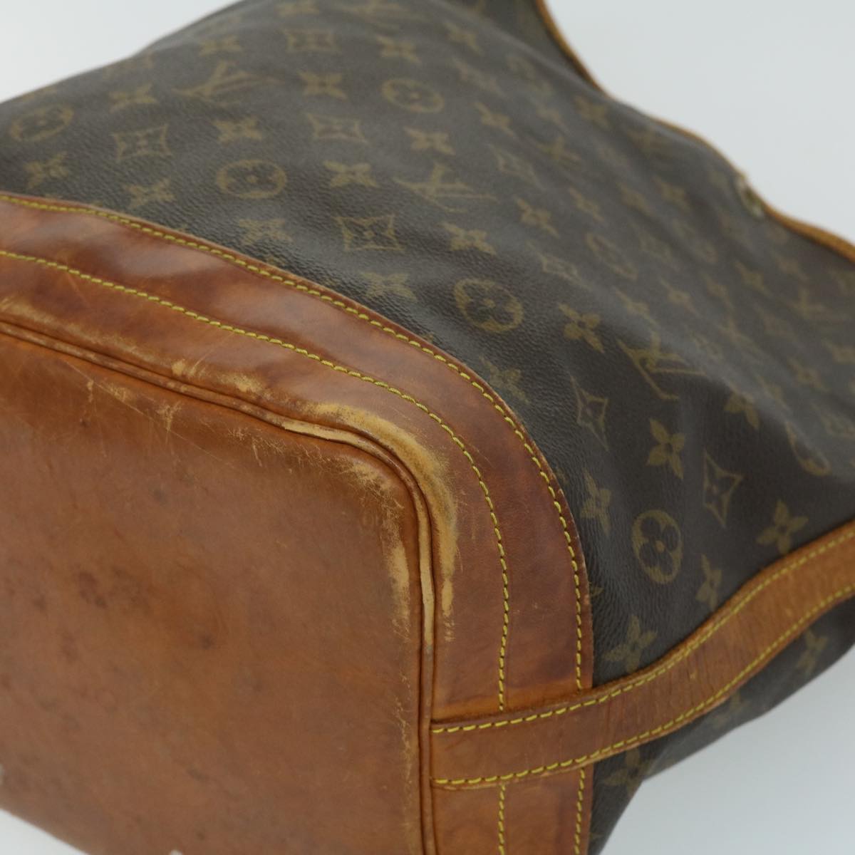 LOUIS VUITTON Monogram Noe Shoulder Bag M42224 LV Auth bs2169