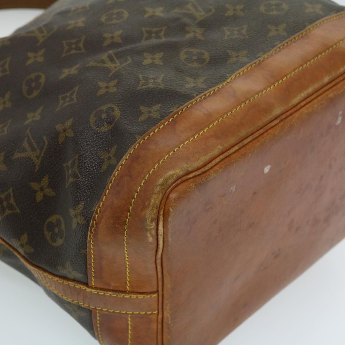 LOUIS VUITTON Monogram Noe Shoulder Bag M42224 LV Auth bs2169