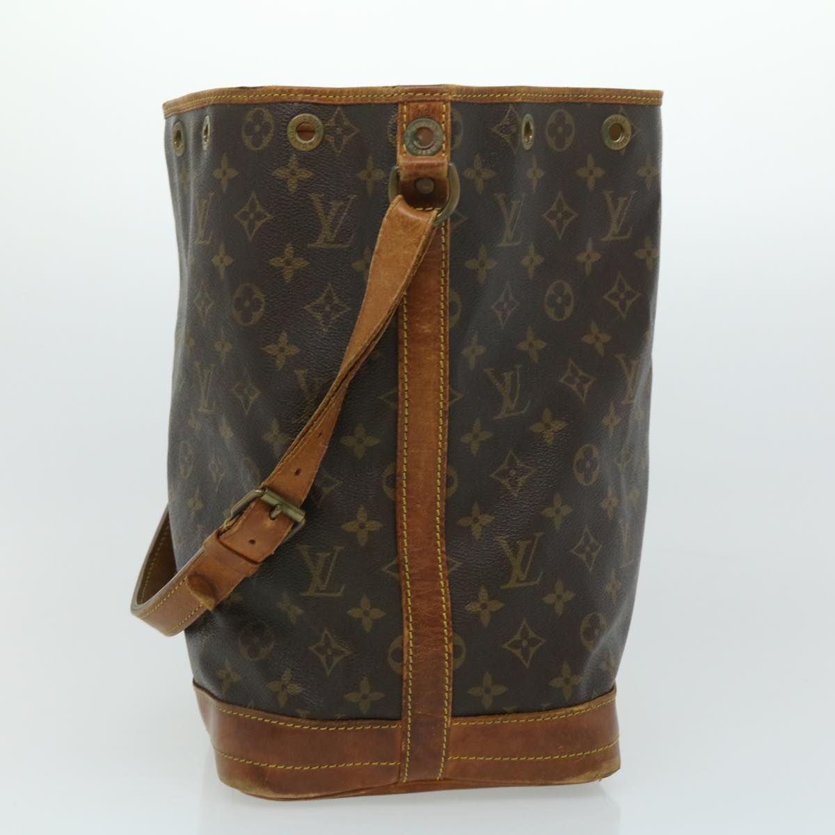 LOUIS VUITTON Monogram Noe Shoulder Bag M42224 LV Auth bs2169