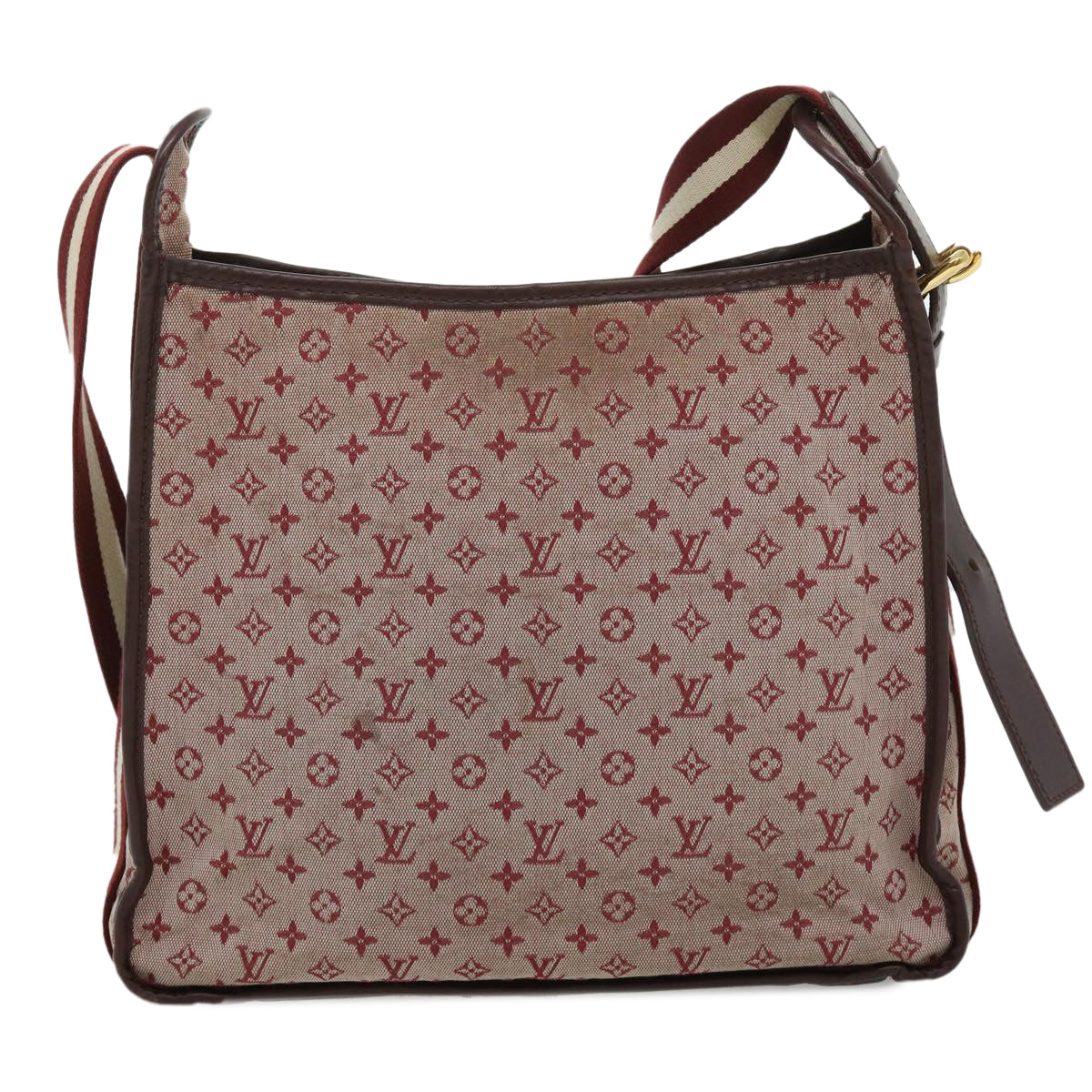 LOUIS VUITTON Monogram Mini Besace Mary Kate Shoulder Bag Red M92321 Auth bs2182 - 0
