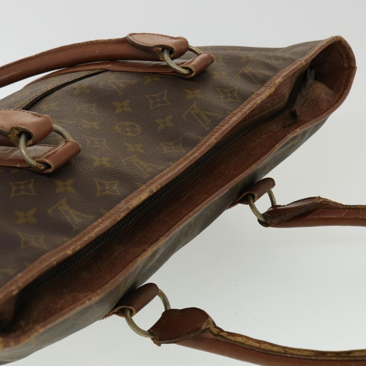 LOUIS VUITTON Monogram Sac Weekend PM Hand Bag M42425 LV Auth bs2314