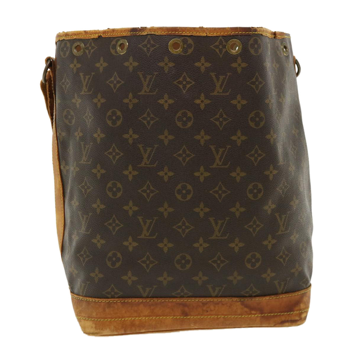 LOUIS VUITTON Monogram Noe Shoulder Bag M42224 LV Auth bs2318