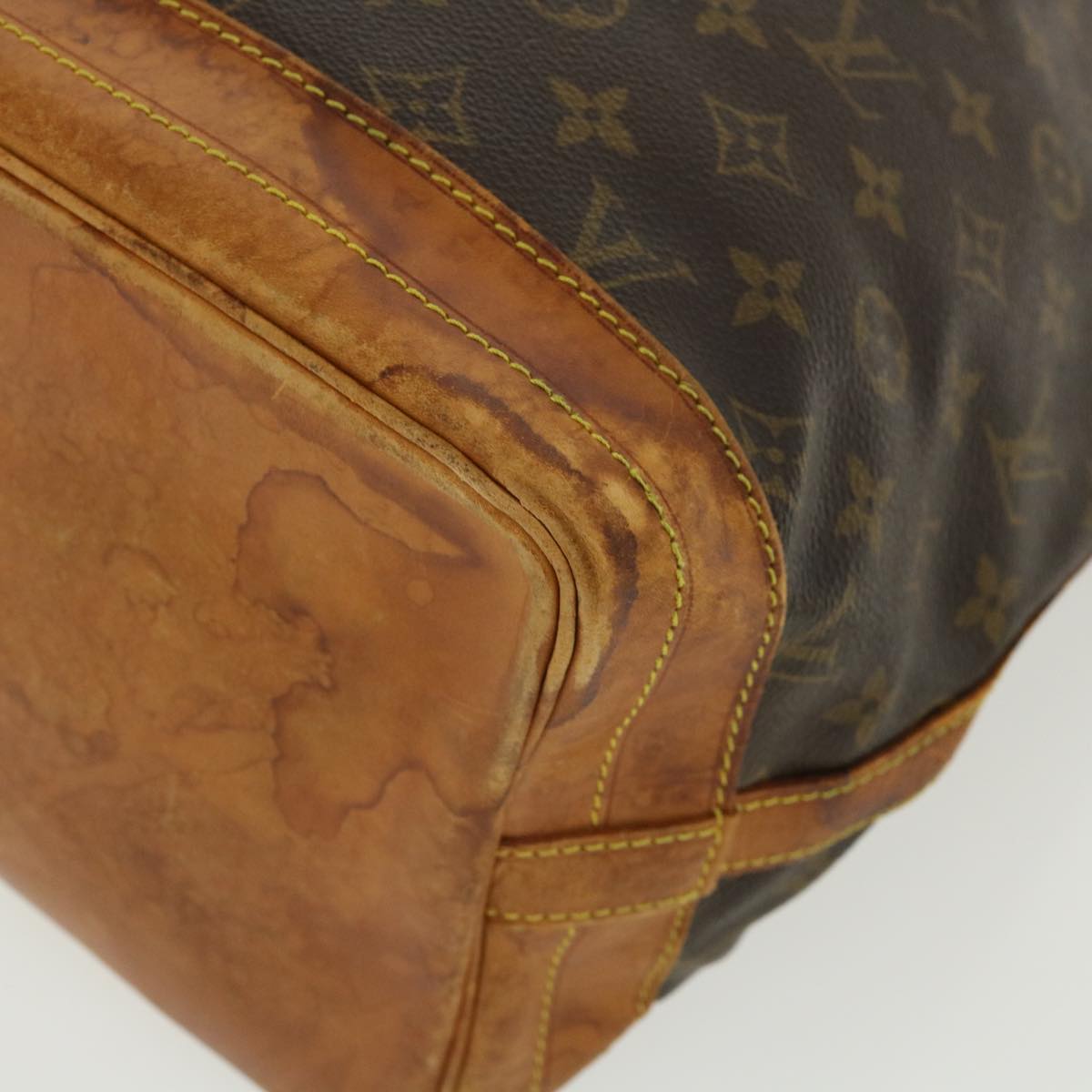 LOUIS VUITTON Monogram Noe Shoulder Bag M42224 LV Auth bs2318