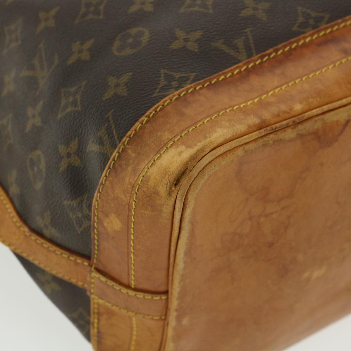 LOUIS VUITTON Monogram Noe Shoulder Bag M42224 LV Auth bs2318