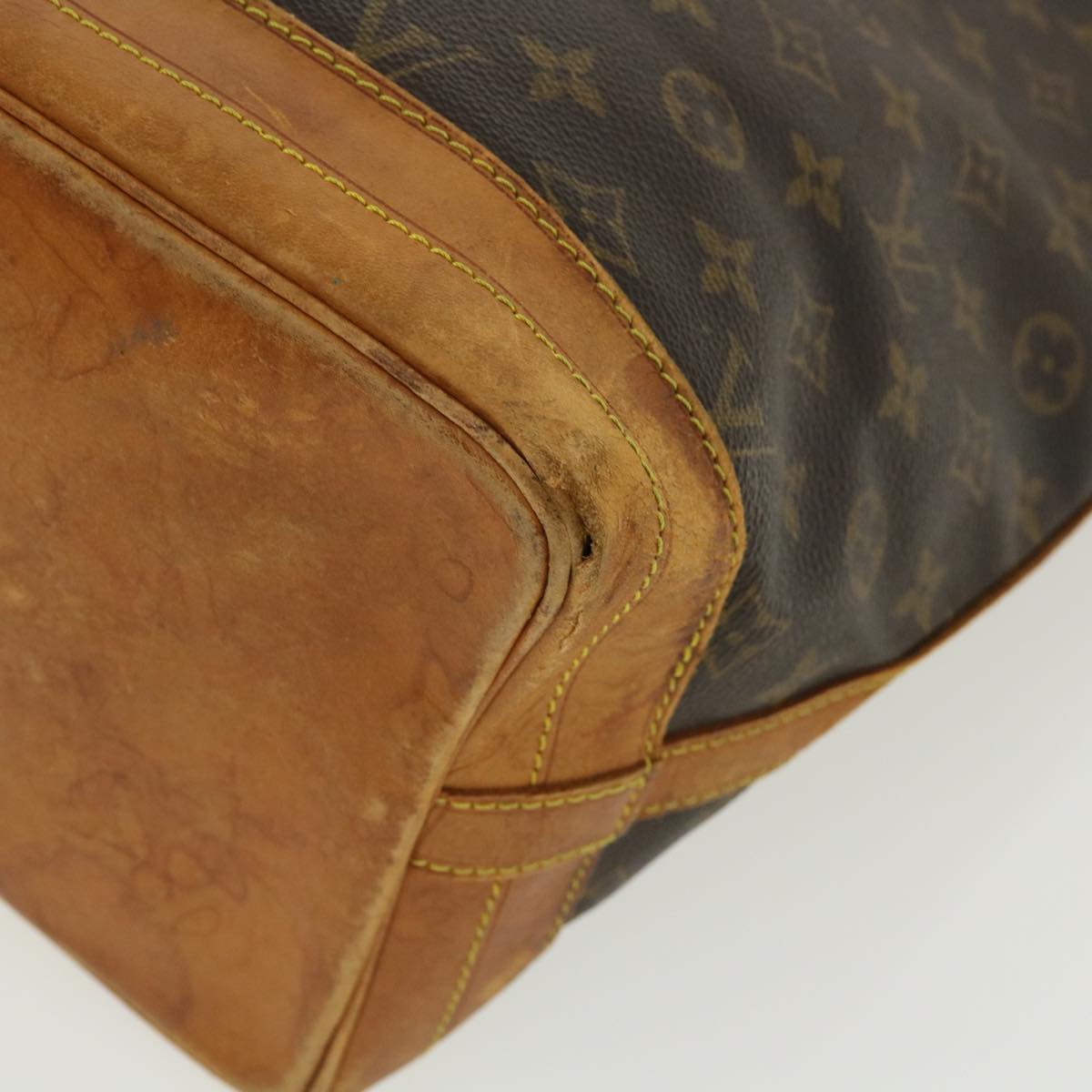 LOUIS VUITTON Monogram Noe Shoulder Bag M42224 LV Auth bs2318