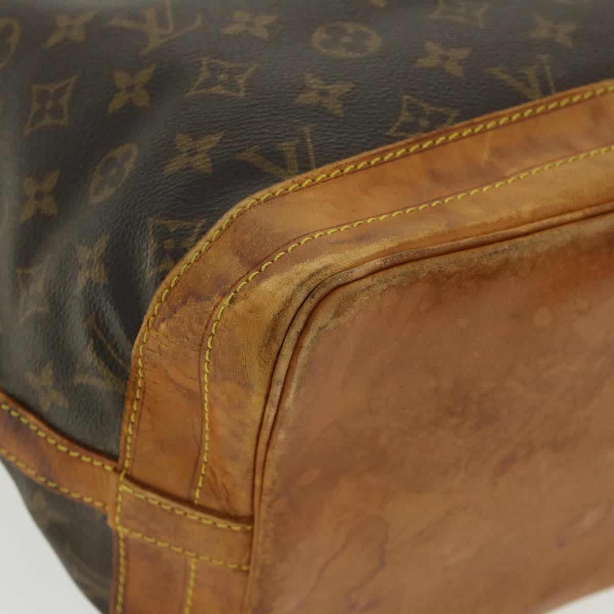 LOUIS VUITTON Monogram Noe Shoulder Bag M42224 LV Auth bs2318