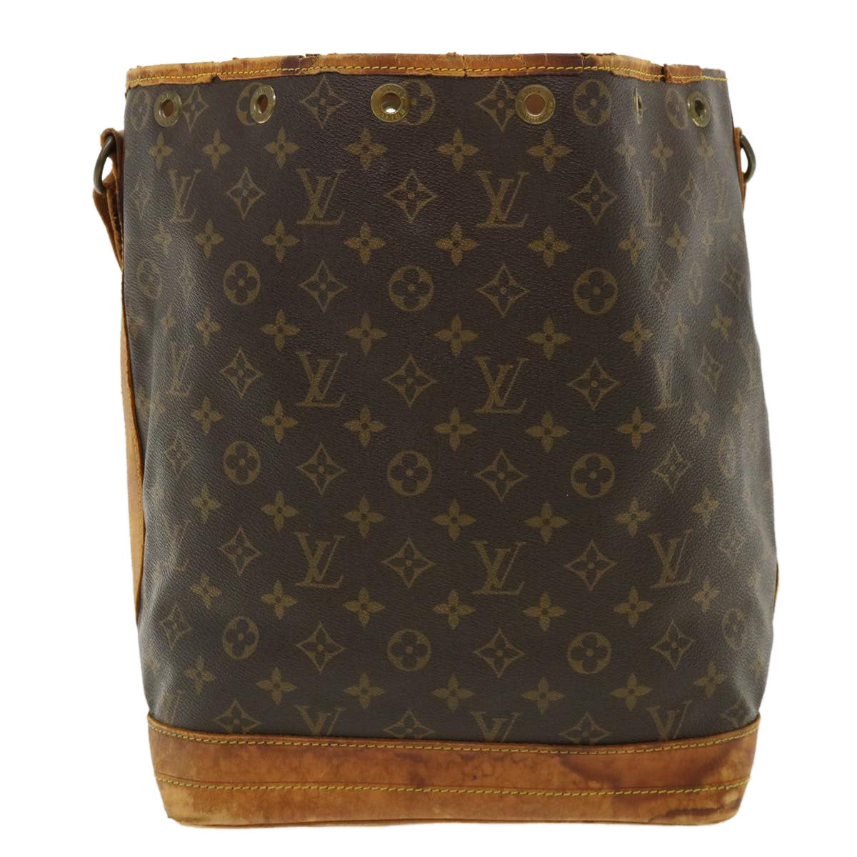 LOUIS VUITTON Monogram Noe Shoulder Bag M42224 LV Auth bs2318