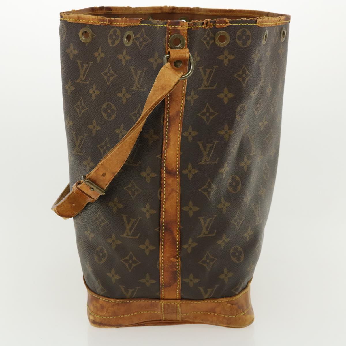 LOUIS VUITTON Monogram Noe Shoulder Bag M42224 LV Auth bs2318