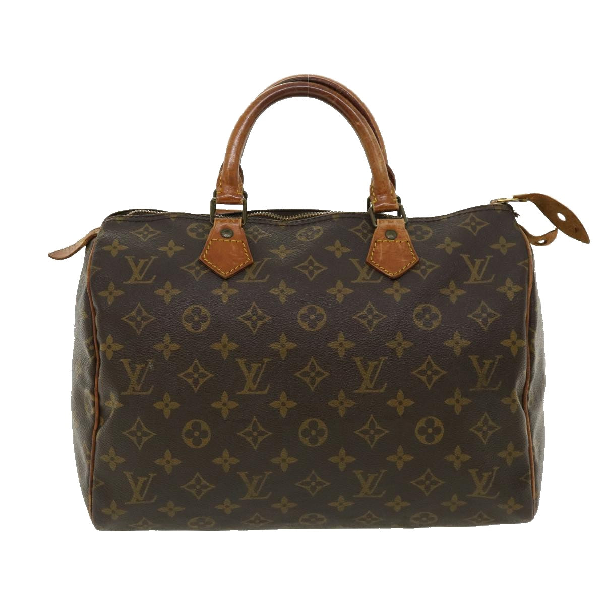 LOUIS VUITTON Monogram Speedy 30 Hand Bag M41526 LV Auth bs2332