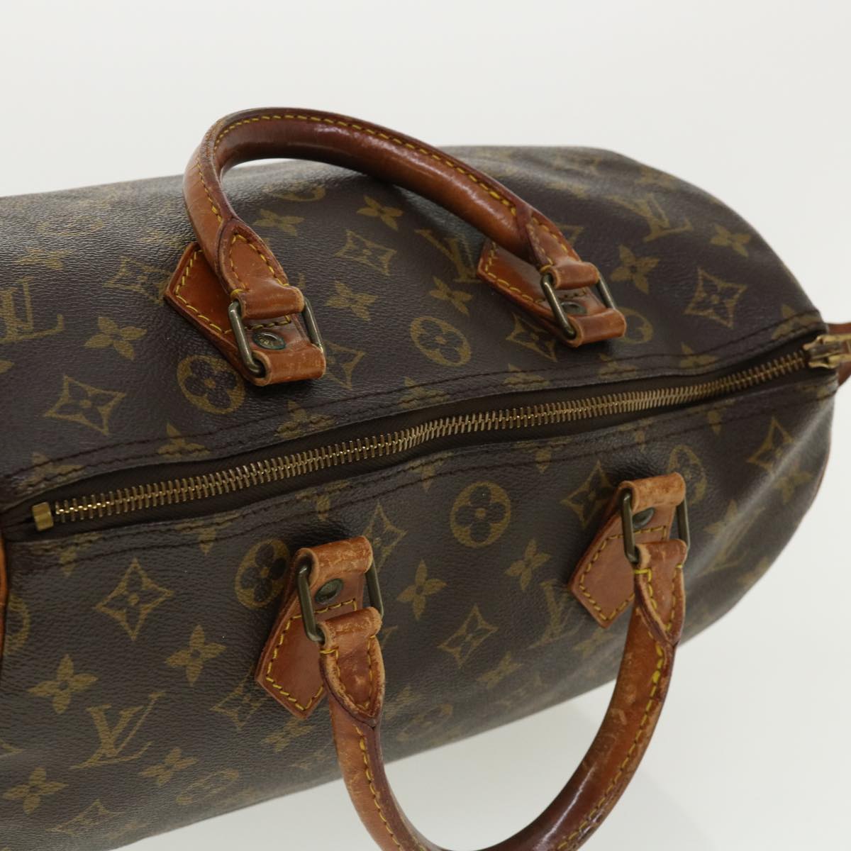 LOUIS VUITTON Monogram Speedy 30 Hand Bag M41526 LV Auth bs2332