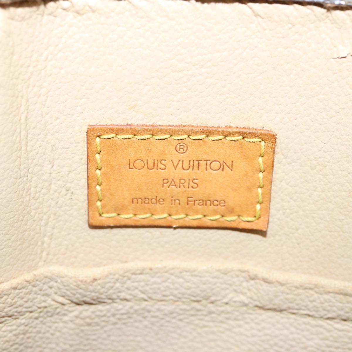 LOUIS VUITTON Monogram Sac Plat Hand Bag M51140 LV Auth bs2333