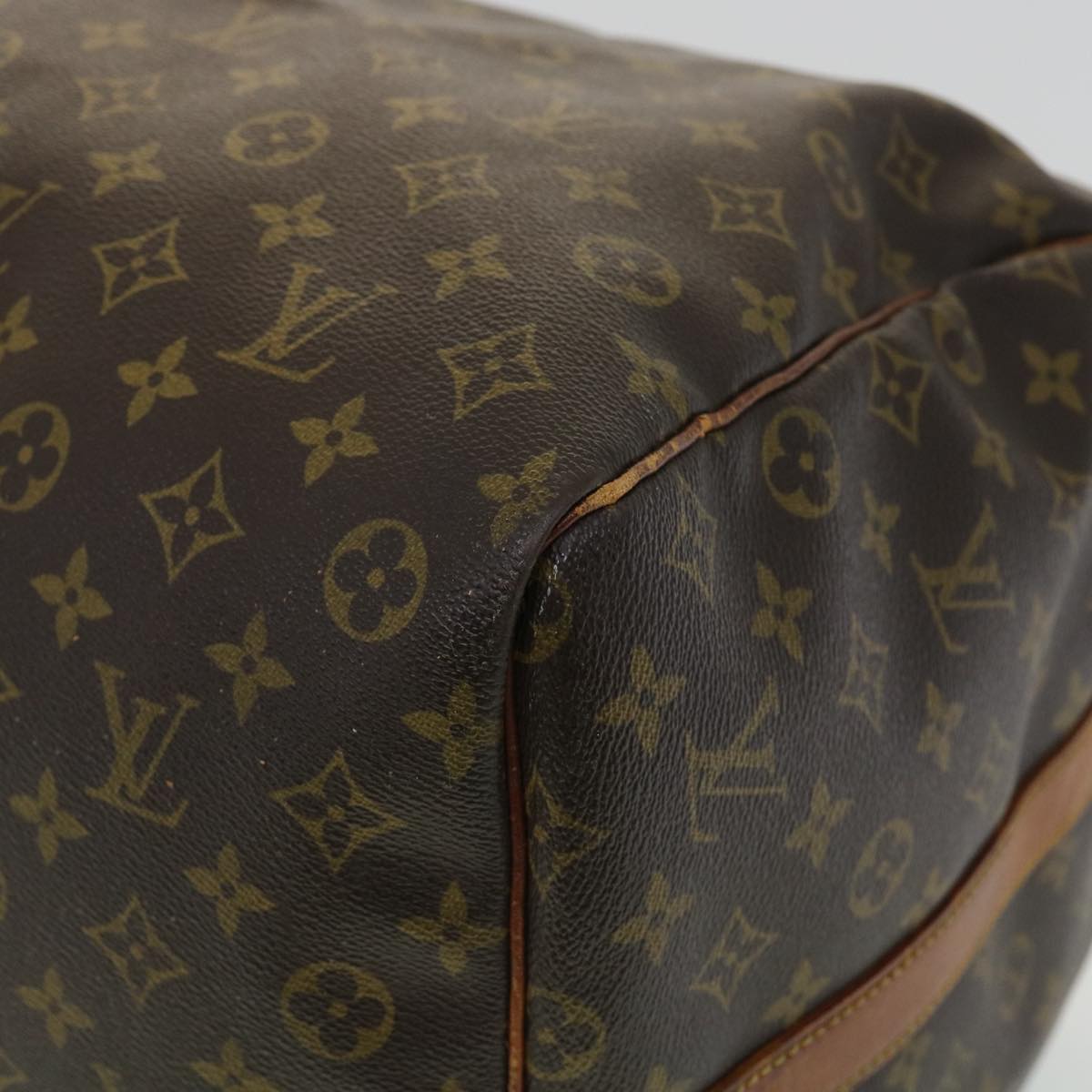 LOUIS VUITTON Monogram Keepall Bandouliere 60 Boston Bag M41412 LV Auth bs2336