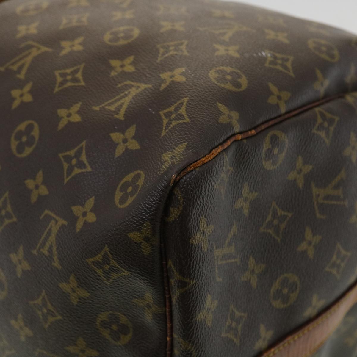 LOUIS VUITTON Monogram Keepall Bandouliere 60 Boston Bag M41412 LV Auth bs2336