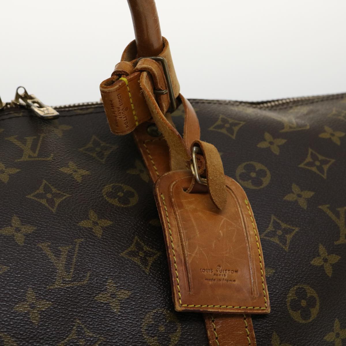 LOUIS VUITTON Monogram Keepall Bandouliere 60 Boston Bag M41412 LV Auth bs2336