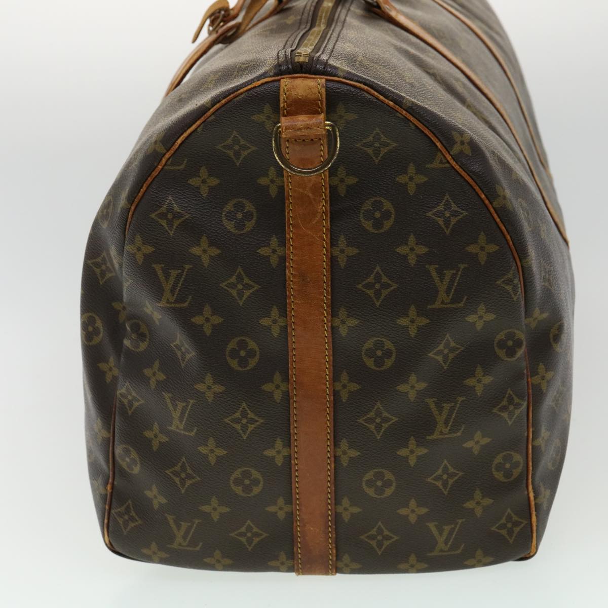 LOUIS VUITTON Monogram Keepall Bandouliere 60 Boston Bag M41412 LV Auth bs2336