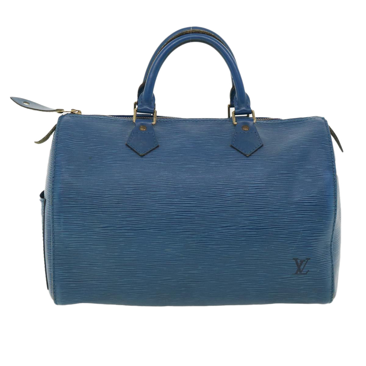 LOUIS VUITTON Epi Speedy 30 Hand Bag Blue M43005 LV Auth bs2359 - 0