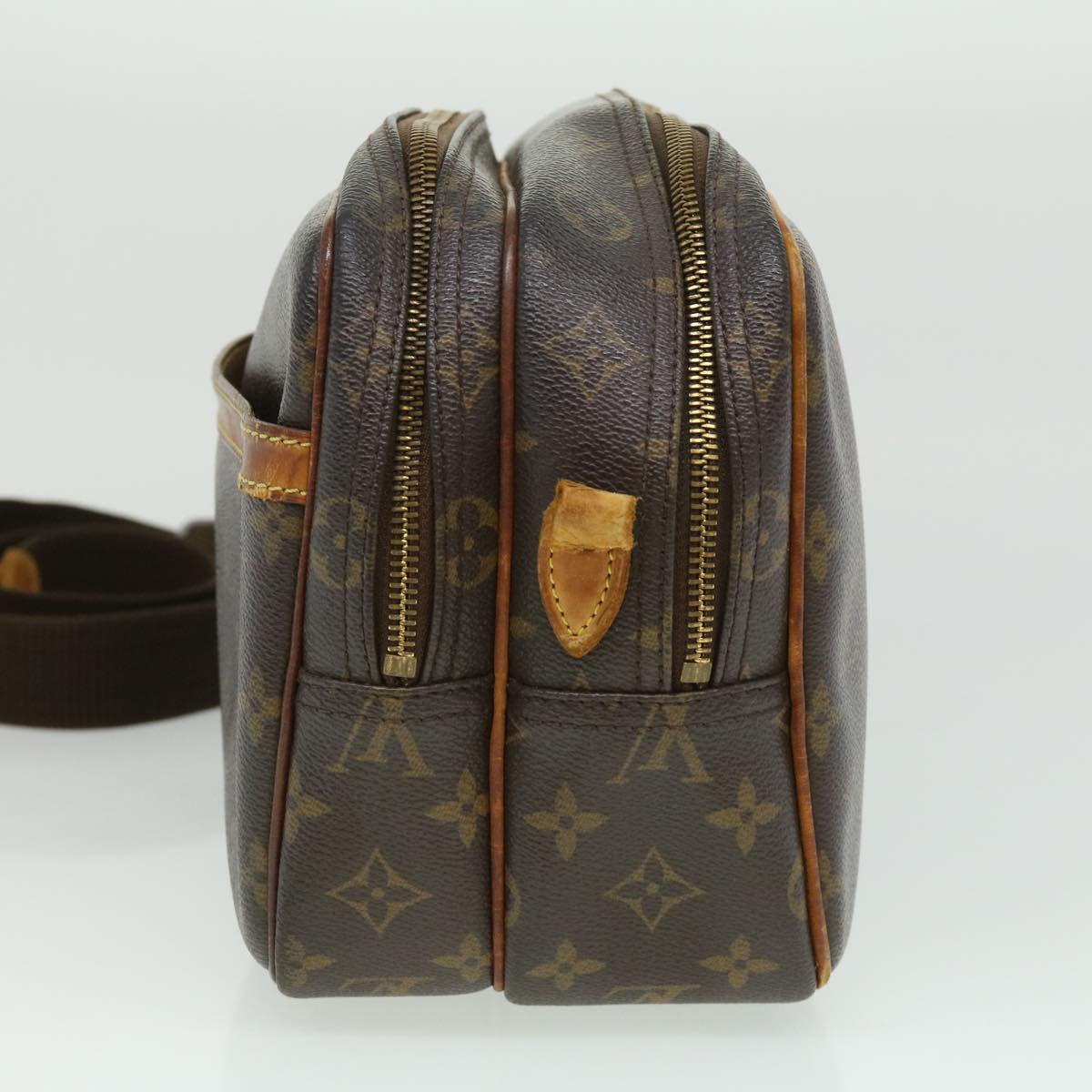 LOUIS VUITTON Monogram Reporter PM Shoulder Bag M45254 LV Auth bs2396