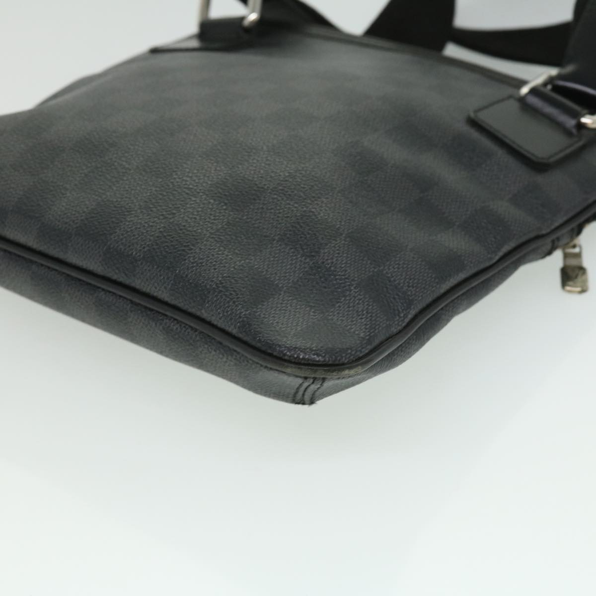 LOUIS VUITTON Damier Graphite Thomas Shoulder Bag N58028 LV Auth bs2399