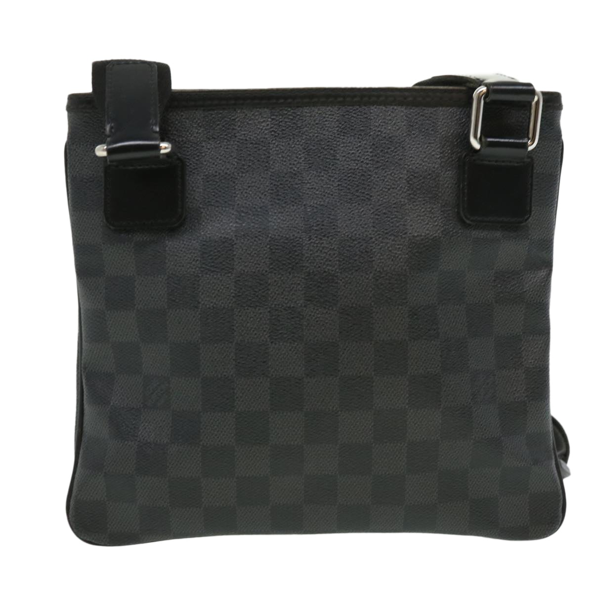 LOUIS VUITTON Damier Graphite Thomas Shoulder Bag N58028 LV Auth bs2399