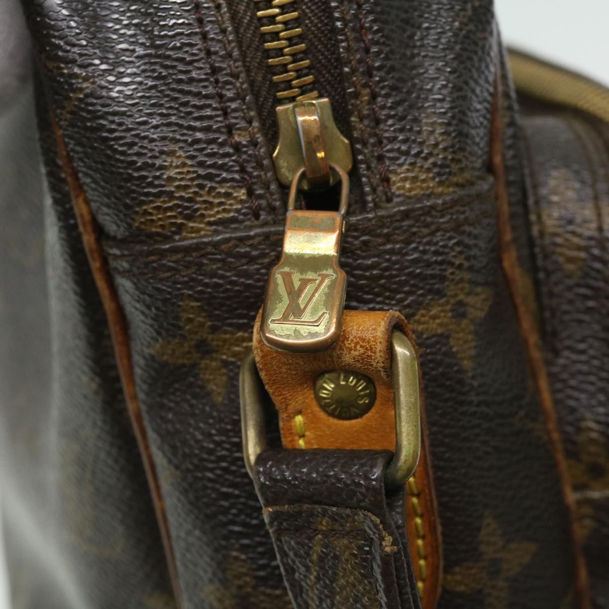 LOUIS VUITTON Monogram Nile Shoulder Bag M45244 LV Auth bs2416