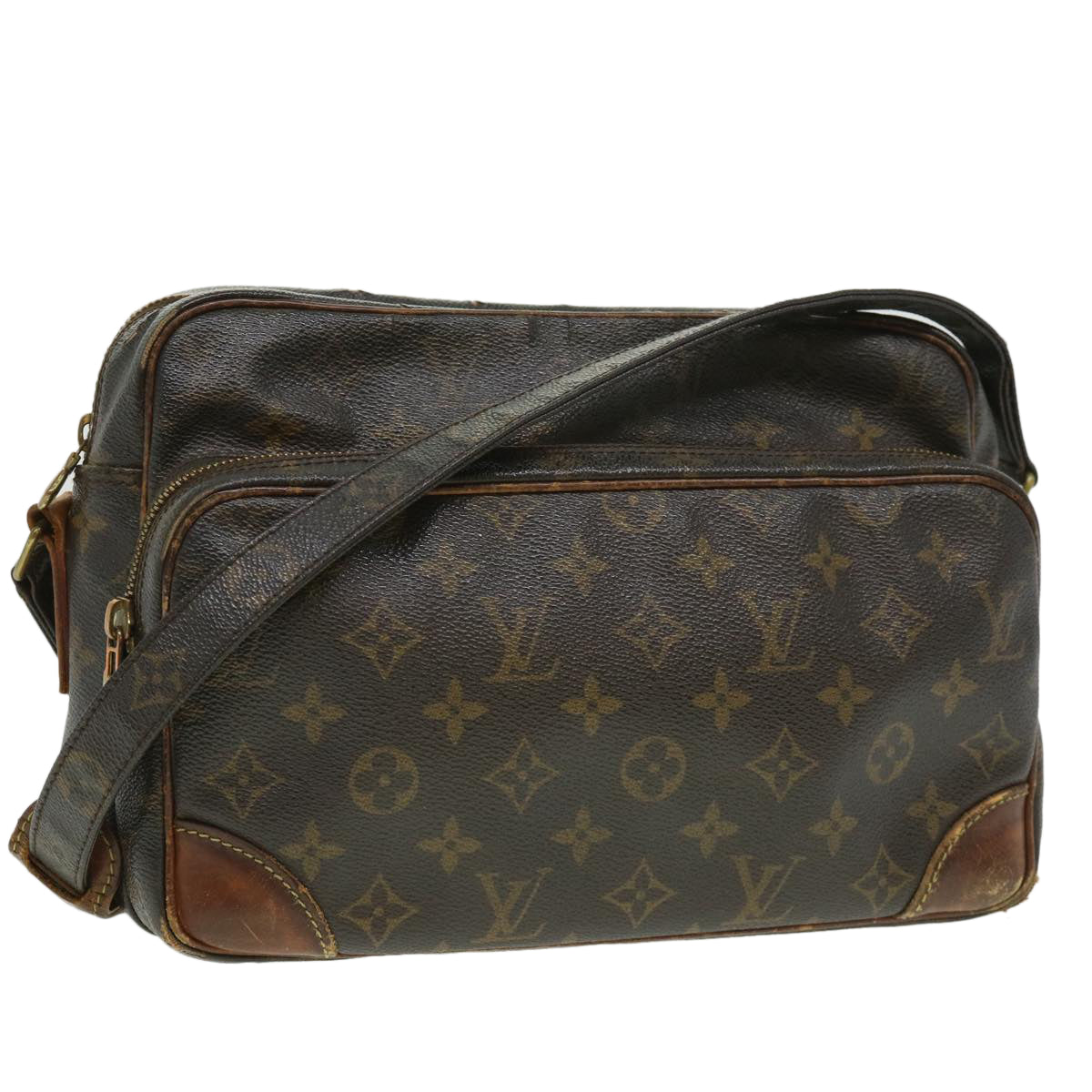 LOUIS VUITTON Monogram Nile Shoulder Bag M45244 LV Auth bs2416