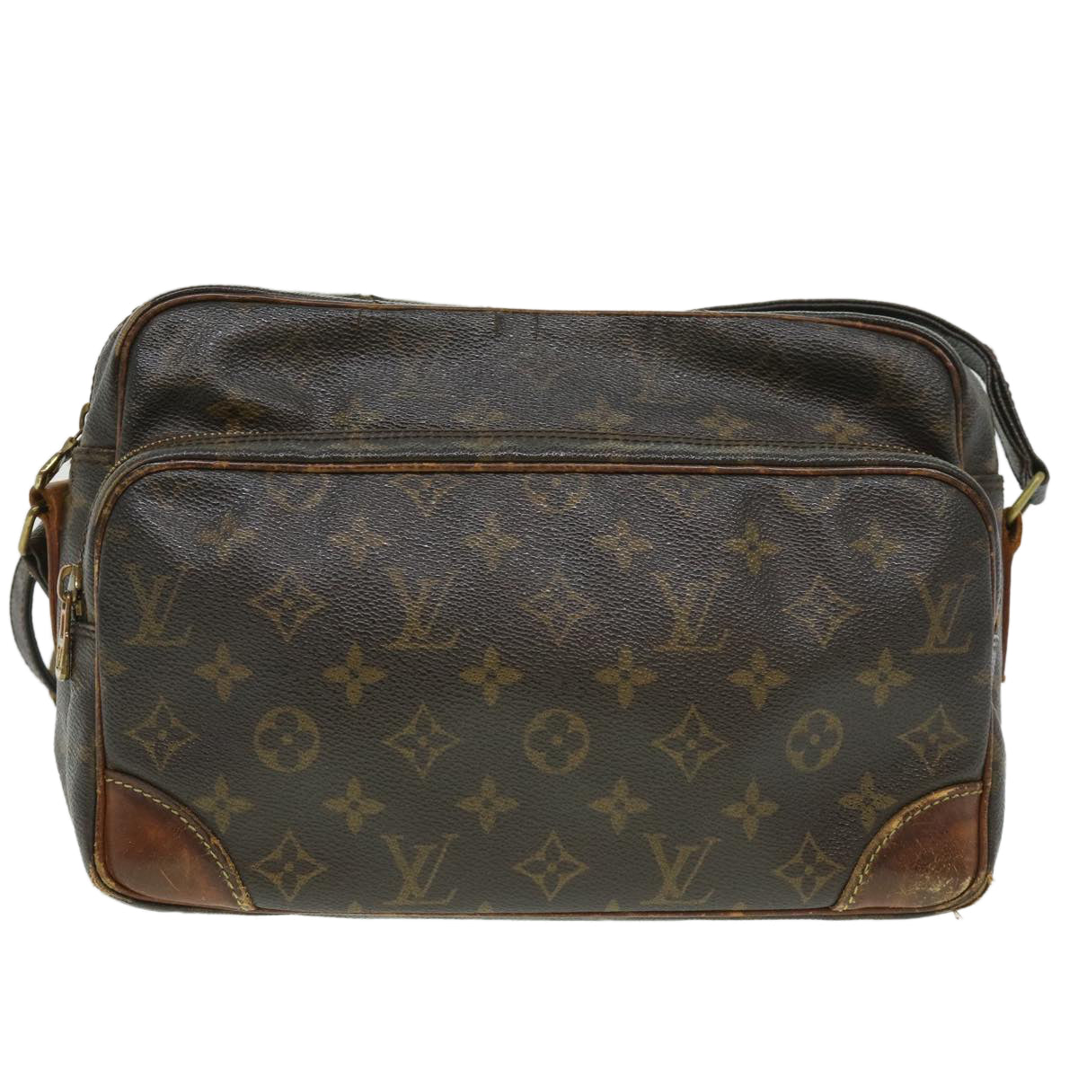 LOUIS VUITTON Monogram Nile Shoulder Bag M45244 LV Auth bs2416