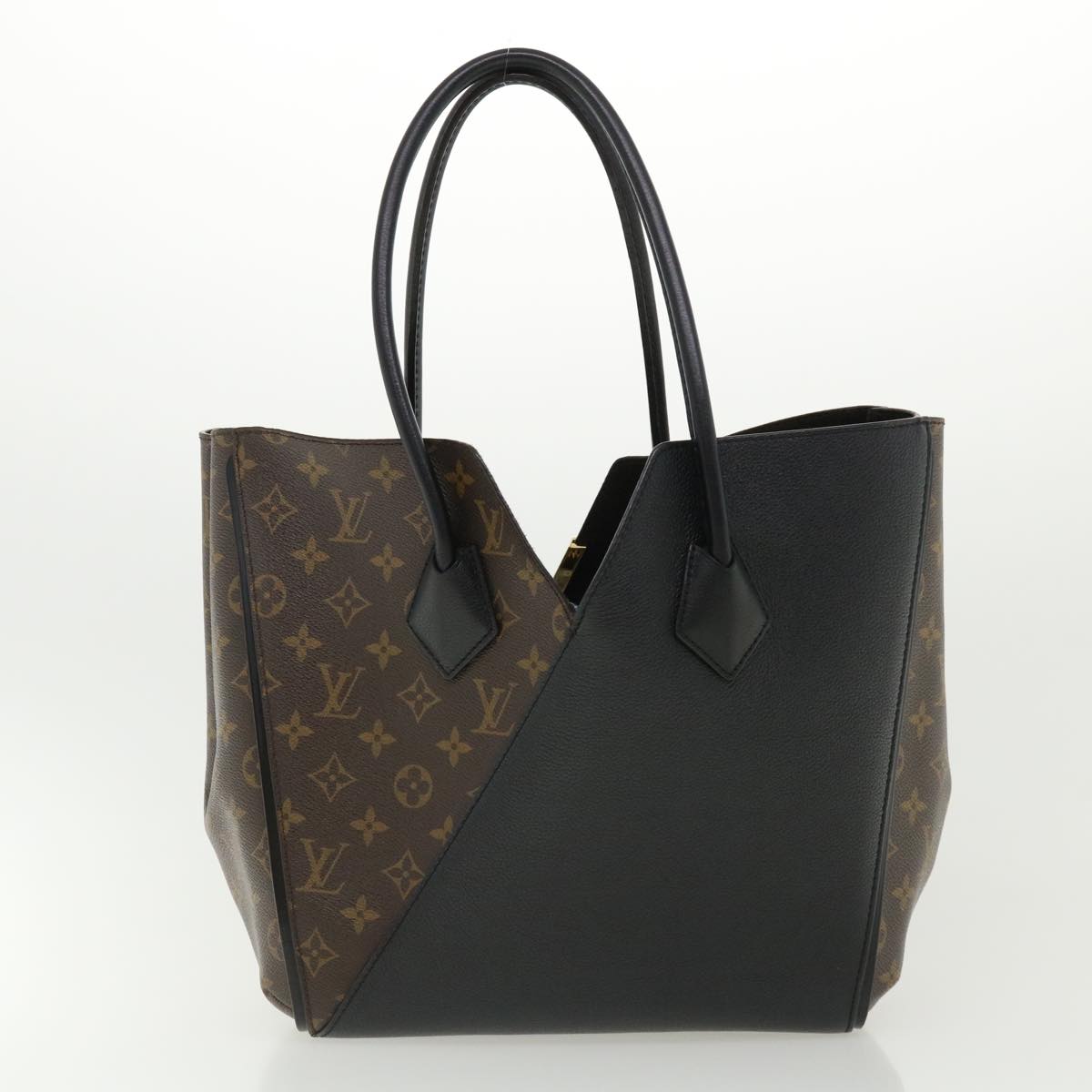 LOUIS VUITTON Monogram Kimono MM Tote Bag Black M40460 LV Auth bs2465A - 0