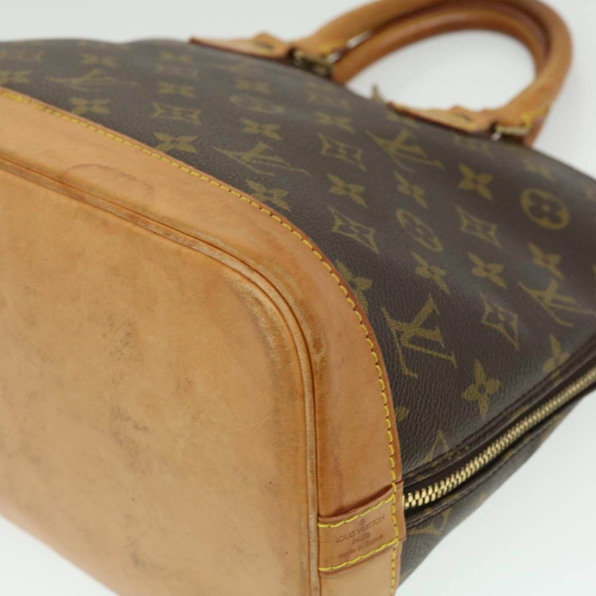 LOUIS VUITTON Monogram Alma Hand Bag M51130 LV Auth bs2502