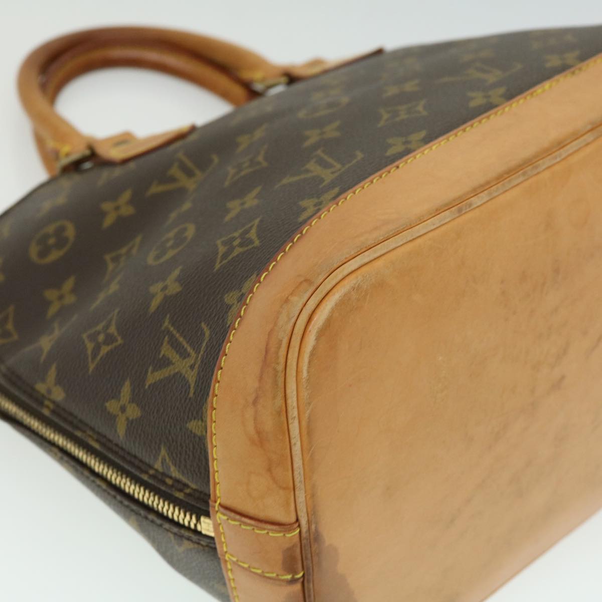 LOUIS VUITTON Monogram Alma Hand Bag M51130 LV Auth bs2502