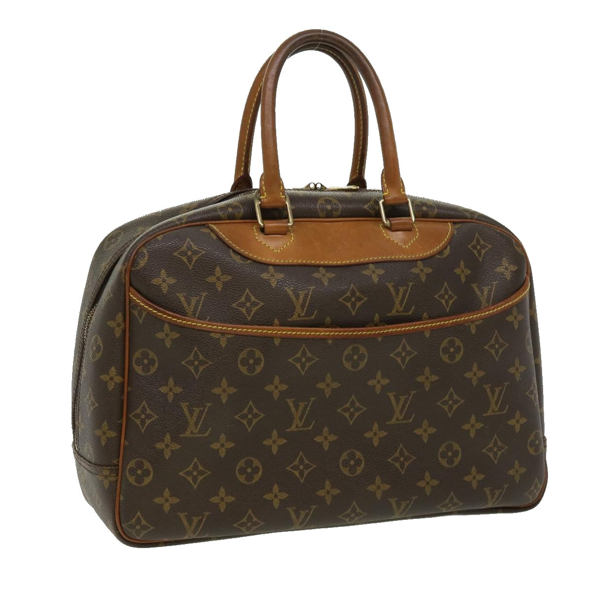 LOUIS VUITTON Monogram Deauville Hand Bag M47270 LV Auth bs2509