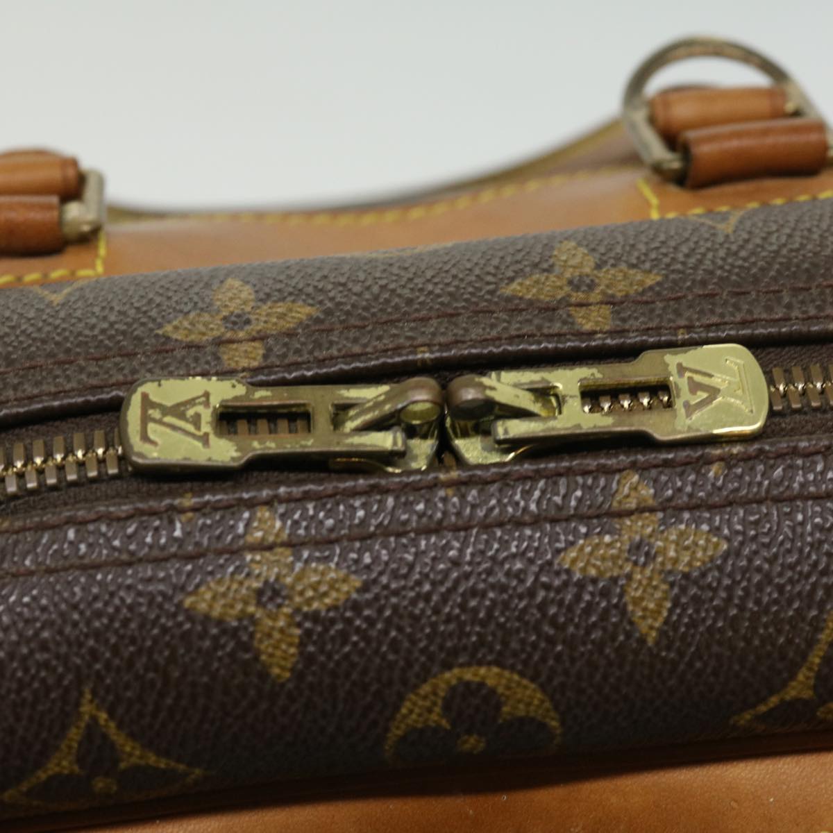 LOUIS VUITTON Monogram Deauville Hand Bag M47270 LV Auth bs2509