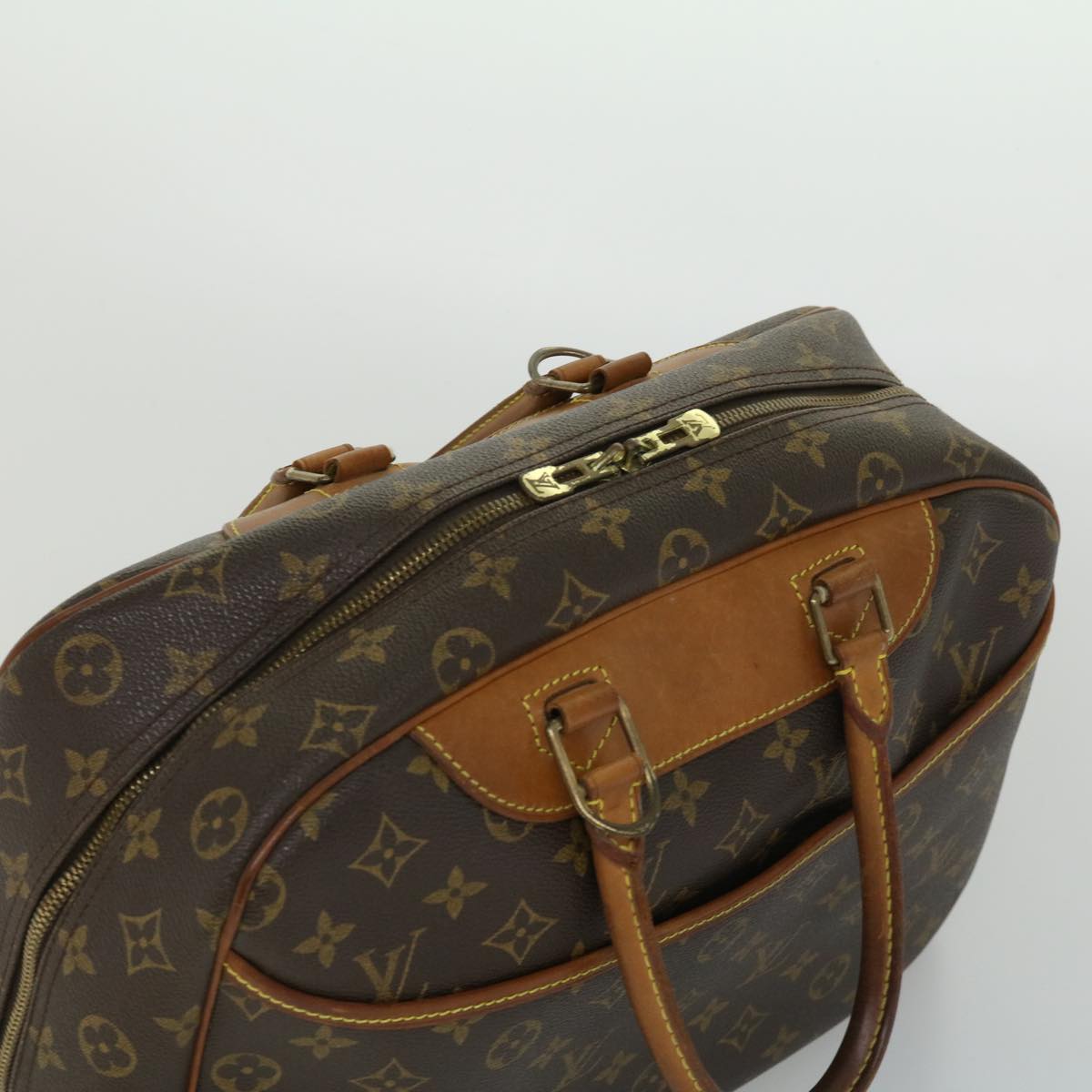 LOUIS VUITTON Monogram Deauville Hand Bag M47270 LV Auth bs2509