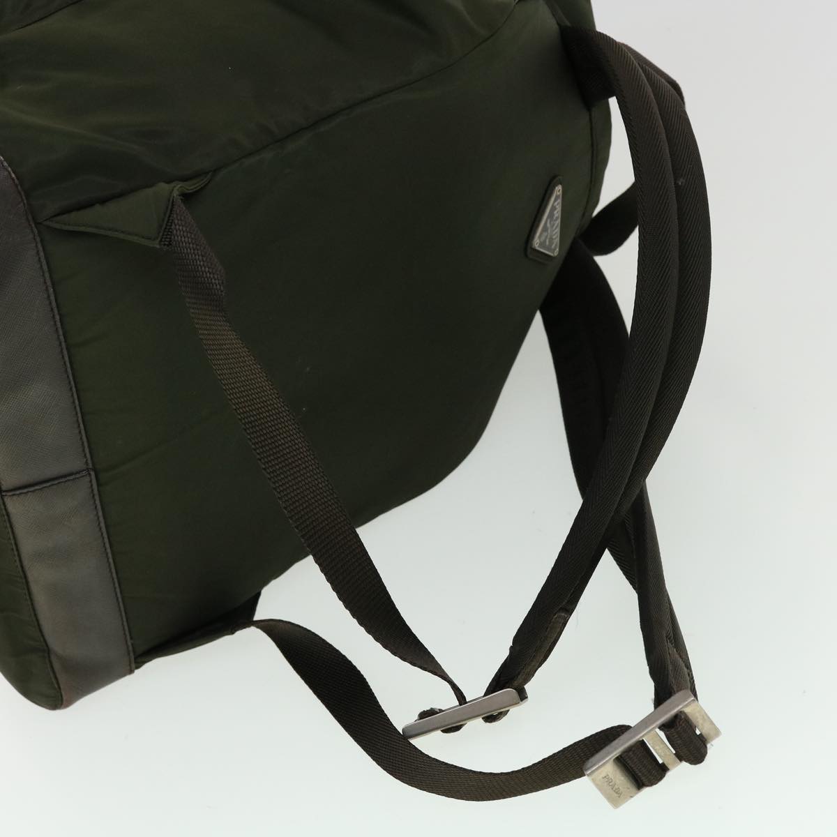 PRADA Backpack Nylon Khaki Auth bs2520