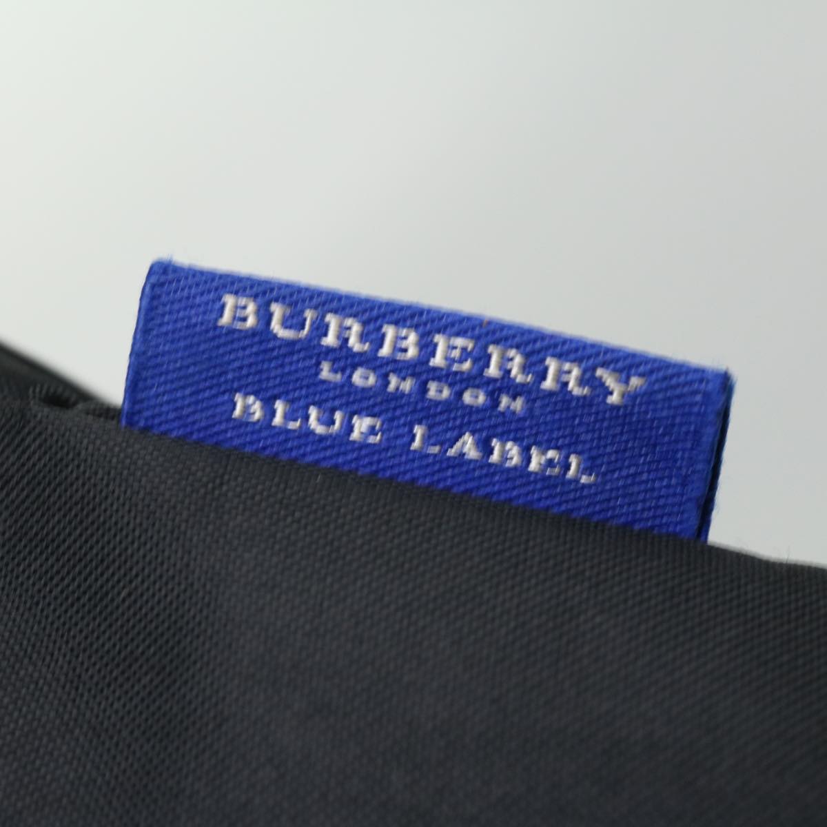 BURBERRY Blue Label Nova Check Tote Bag 2Set Black Auth bs2526